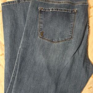 Kut from the Kloth Women's Blue Boot Cut Jeans